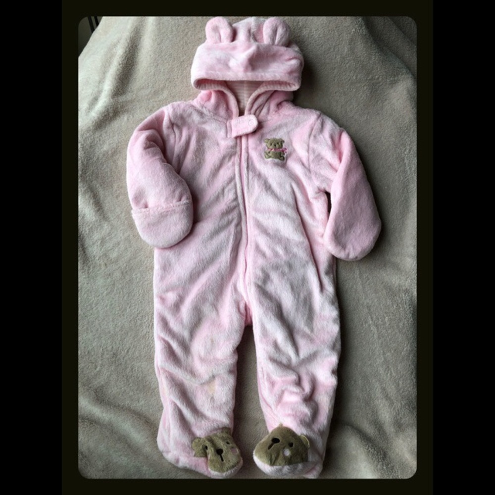 Super Soft Baby Bunting/Snowsuit - 9M